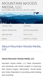 Mobile Screenshot of mountainwoodsmedia.com